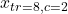 x_{tr=8,c=2}