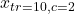 x_{tr=10,c=2}