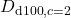 D_{\mathrm{d100},c=2}