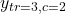 y_{tr=3,c=2}