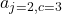 a_{j=2,c=3}