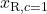 x_{\mathrm{R},c=1}