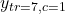 y_{tr=7,c=1}