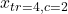 x_{tr=4,c=2}