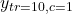 y_{tr=10,c=1}