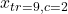 x_{tr=9,c=2}