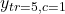 y_{tr=5,c=1}