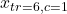 x_{tr=6,c=1}